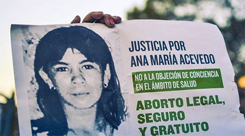 El caso de Ana María Acevedo, emblema de la lucha por el aborto legal