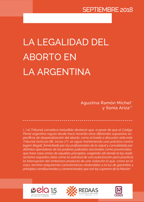 La legalidad del aborto en la Argentina