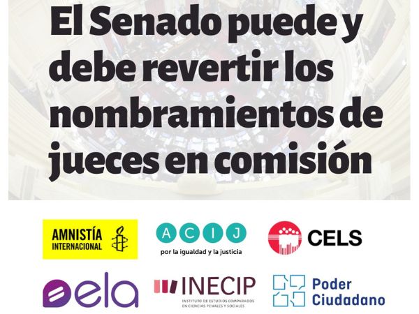 2Organizaciones de la sociedad civil solicitan al Senado que cumpla con su deber de revertir los nombramientos en comisión de jueces para la Corte Suprema